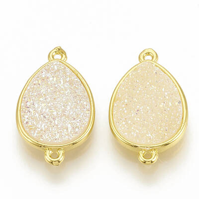 Druzy Resin Links connectors