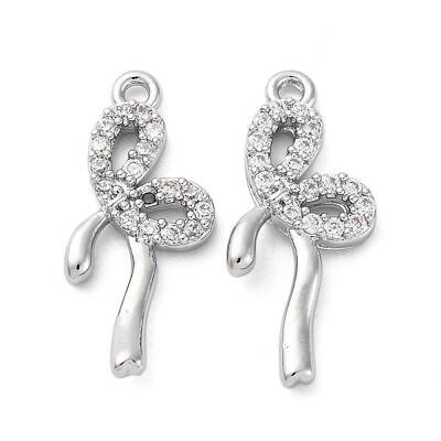 Brass Rhinestone Pendants