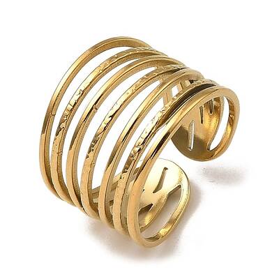 304 Stainless Steel Open Cuff Rings