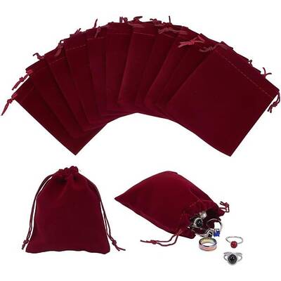 Rectangle Velvet Pouches