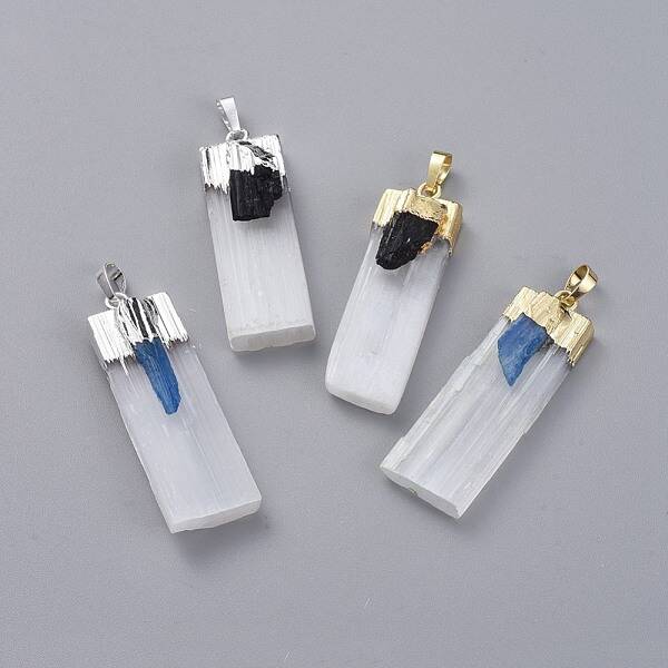 Natural Calcite Big Pendants