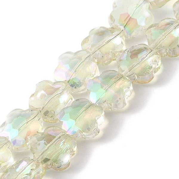 Electroplate Glass Beads Strands