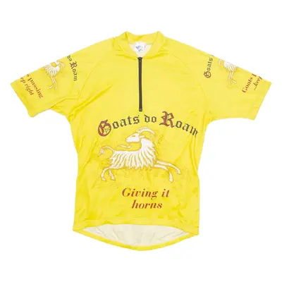 RAPID Cycling Mens Jersey Yellow 1/4 Zip M