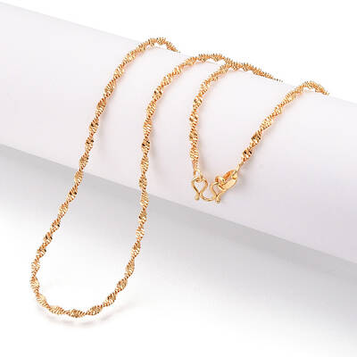 Brass Serpentine Chain Necklaces
