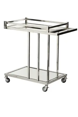 Silver Bar Cart | Eichholtz Beverly Hills