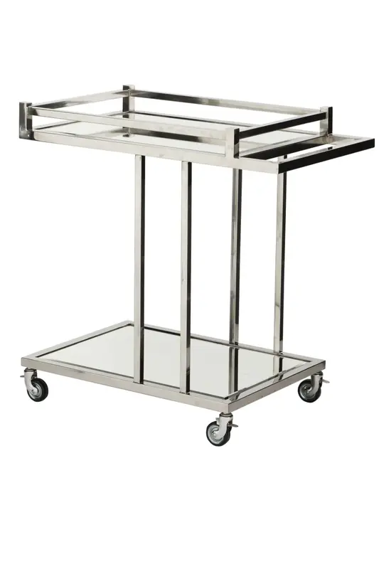 Silver Bar Cart | Eichholtz Beverly Hills