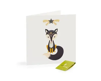 Recycled Christmas Cards - Zero Waste (FSC 100%) | Style: Fox