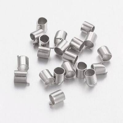 Brass Crimp Beads
