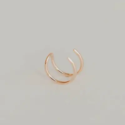 Double Up Ear Cuff by Hello Adorn- Any Occassion Jewelry - Women's Fashion Accessory - No Piercing Double Earring