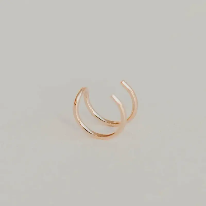 Double Up Ear Cuff by Hello Adorn- Any Occassion Jewelry - Women's Fashion Accessory - No Piercing Double Earring