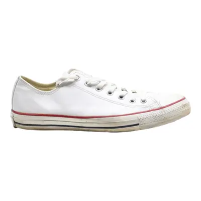 CONVERSE Low Top Trainers White Synthetic Womens UK 9