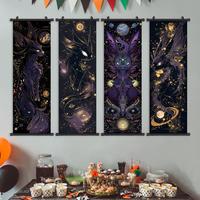 Animal Pattern Wall Art, 4 Counts/set Vintage Pet Pattern Decorative Painting, Exquisite Home Decorative Art, Wall Art Decor ...