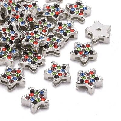Rhinestone Alloy Pendant