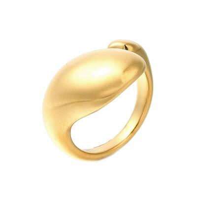 304 Stainless Steel Open Cuff Rings for Women