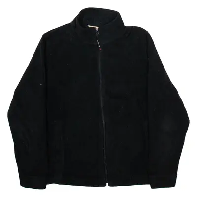 WOOLRICH Mens Fleece Jacket Black M