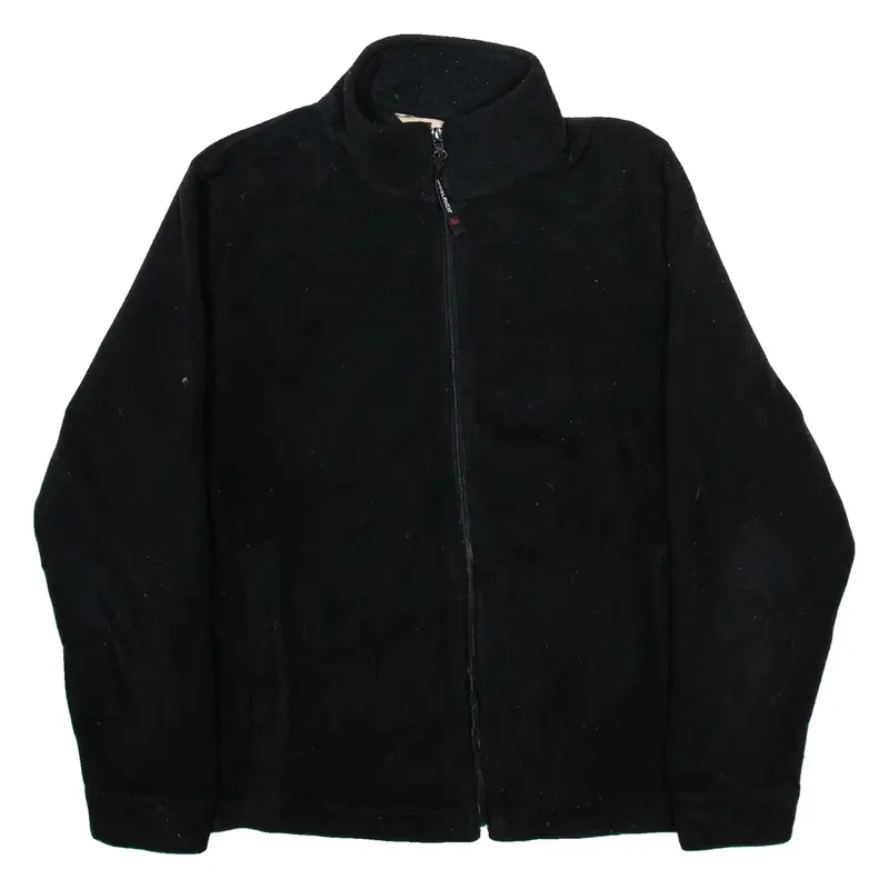 WOOLRICH Mens Fleece Jacket Black M