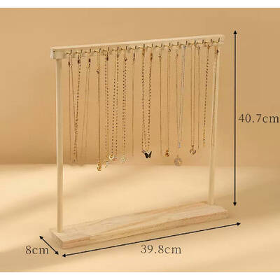 Wooden Necklace Display Stands