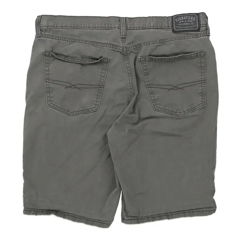 Levis Denim Shorts - 39W 11L Grey Cotton
