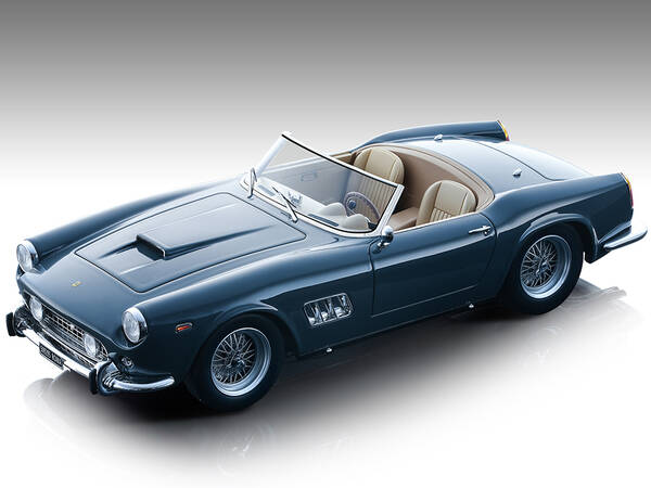 1960 Ferrari 250 GT California SWB Medium Gray Mythos Series Limited Edition to 65 pieces Worldwide 1/18 Model Car by Tecnomo...