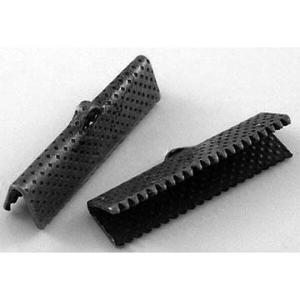 Iron Ribbon Crimp Ends