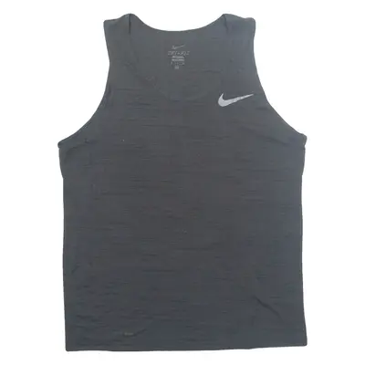 NIKE Mens Vest Grey Sleeveless M