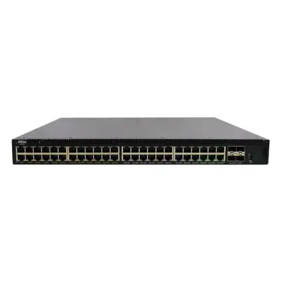 463-5912 Dell X-Series X1052P 48 x 10/100/1000Base-T RJ-45 PoE/PoE+ Ports and 4 x 10GbE SFP+ Ports Layer 2 Managed Gigabit Et...