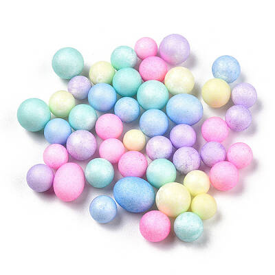 Macaron Color Small Craft Foam Balls