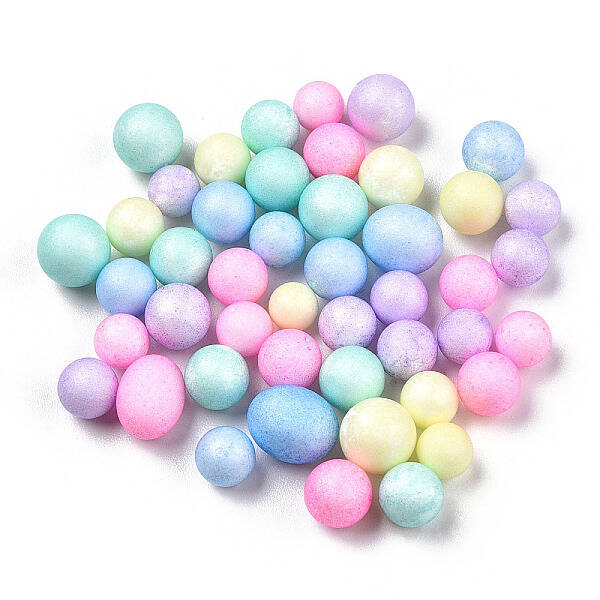 Macaron Color Small Craft Foam Balls