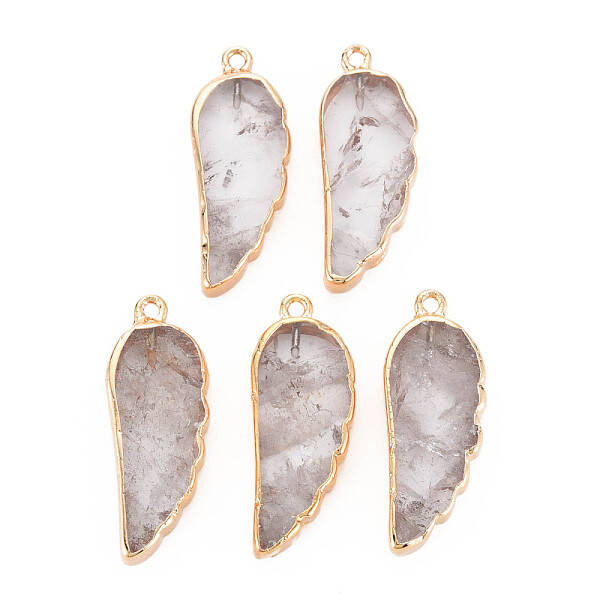 Natural Quartz Crystal Pendants