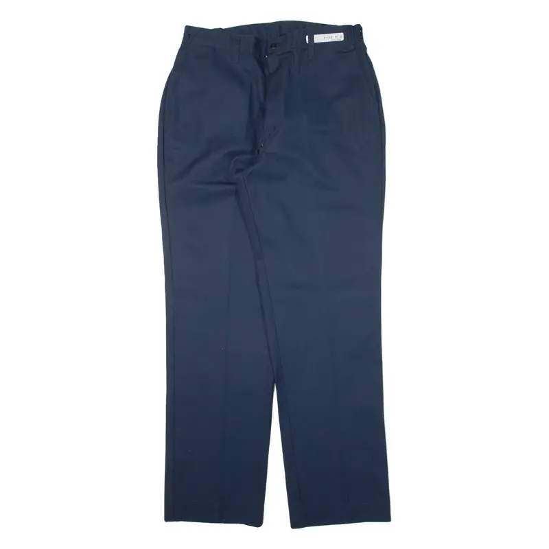 DICKIES Workwear Mens Trousers Blue Regular Straight W30 L31