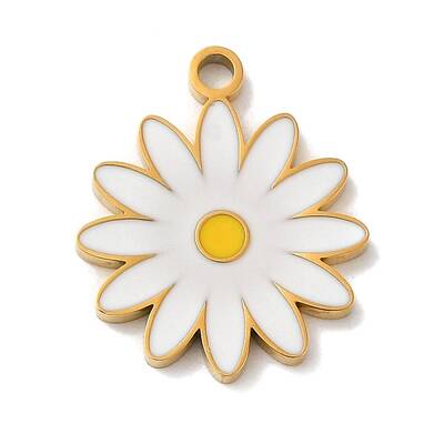 Ion Plating(IP) 304 Stainless Steel Enamel Pendants