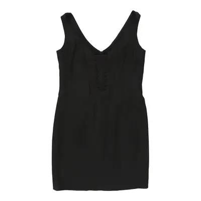 Massimoardizzone Mini Sheath Dress - Medium Black Cotton Blend