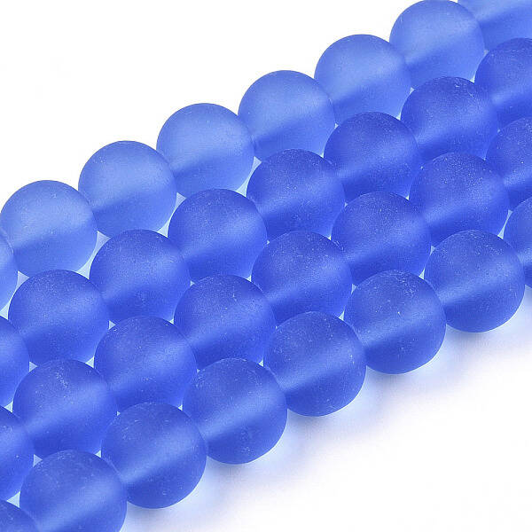 Transparent Glass Beads Strands