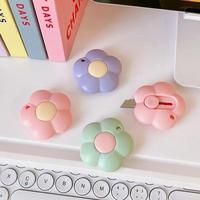 Mini Flower Design Utility Knife, Retractable Paper Cutter, Portable Pocket Knife, Multifunctional Stationery Office Supplies...