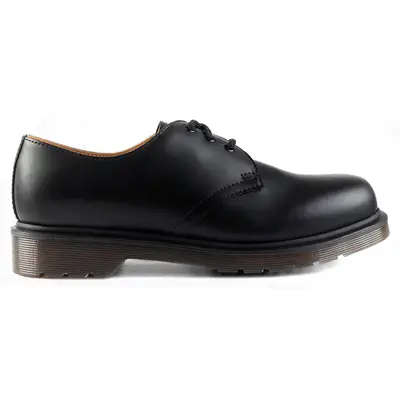 Dr. Martens 1461 PW Smooth Leather Unisex Lace Up Shoes - Black - Size:US 6 Women / 5 Men