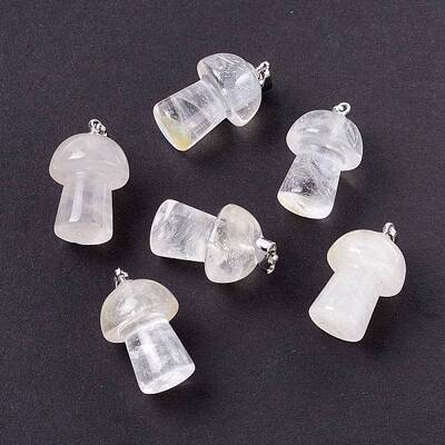 Natural Quartz Crystal Pendants