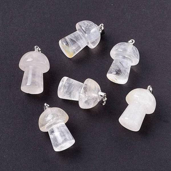 Natural Quartz Crystal Pendants