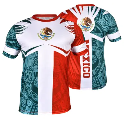 Fury Mexico Soccer Jersey Mexico Shirt for Mexican Unisex/Mujer/Hombre/Men shirtslatinas mexicojerseys mexican jersey camisa ...
