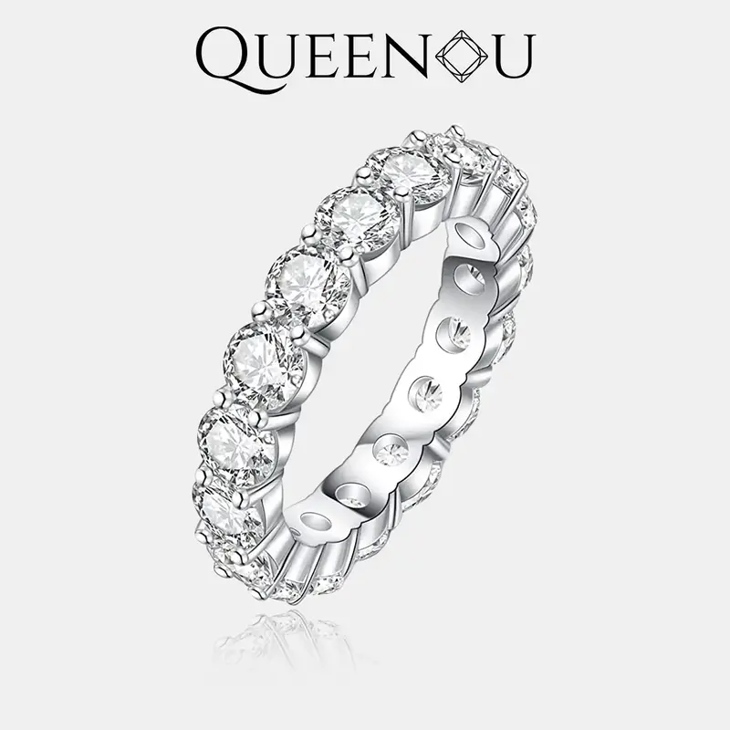 【211】0.5CT Full Synthetic Moissanite Ring – Elegant Vintage Design, Perfect for Special Occasions, Anniversary, Birthda...