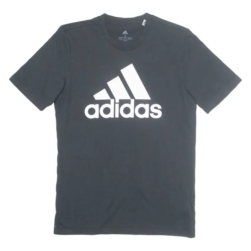 ADIDAS Mens T-Shirt Black S