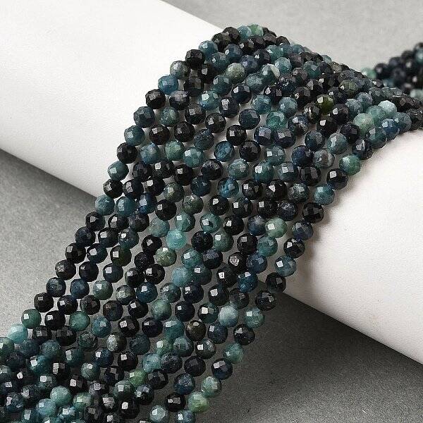 Natural Blue Tourmaline Beads Strands