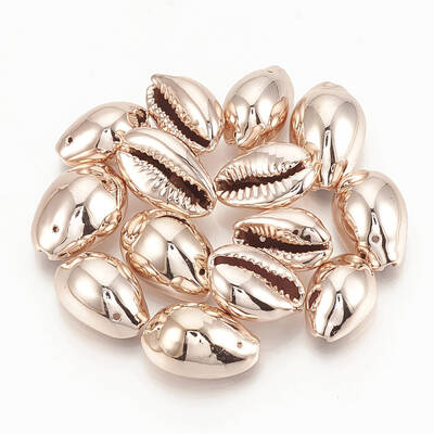 Plated Cowrie Shell Pendants