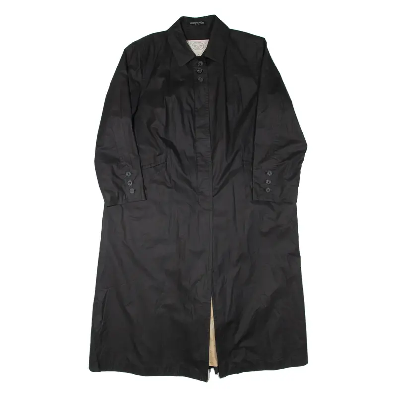 Womens Trench Jacket Black 2XL
