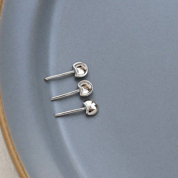 Brass Mouse Ear Head Pins