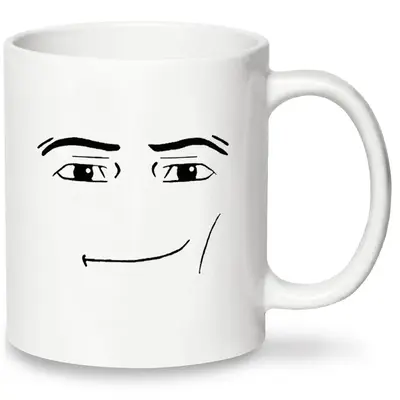 Creative Man Face Pattern Coffee Mug, Ceramic Coffee Cup, Novelty Water Cup, Drinking Supplies for Home Office Use