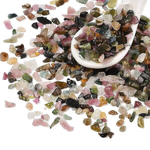 Natural Tourmaline Chip Beads