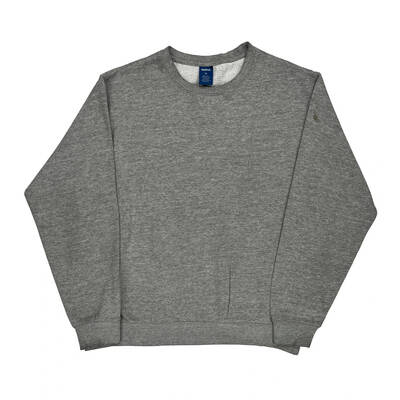 Reebok Sweatshirt - XL Grey Cotton Blend