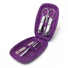 Three-seven Purple Manicure Set - 6 Tools