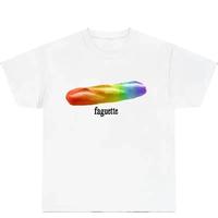 Faguette Pride shirt, Funny Pride French Gay Joke Unisex Tee | LGBT Baguette T-Shirt, Gift for Gay Friend, Stupid Meme Shirt