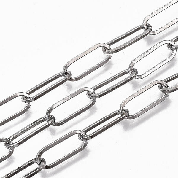 Unwelded Iron Paperclip Chains